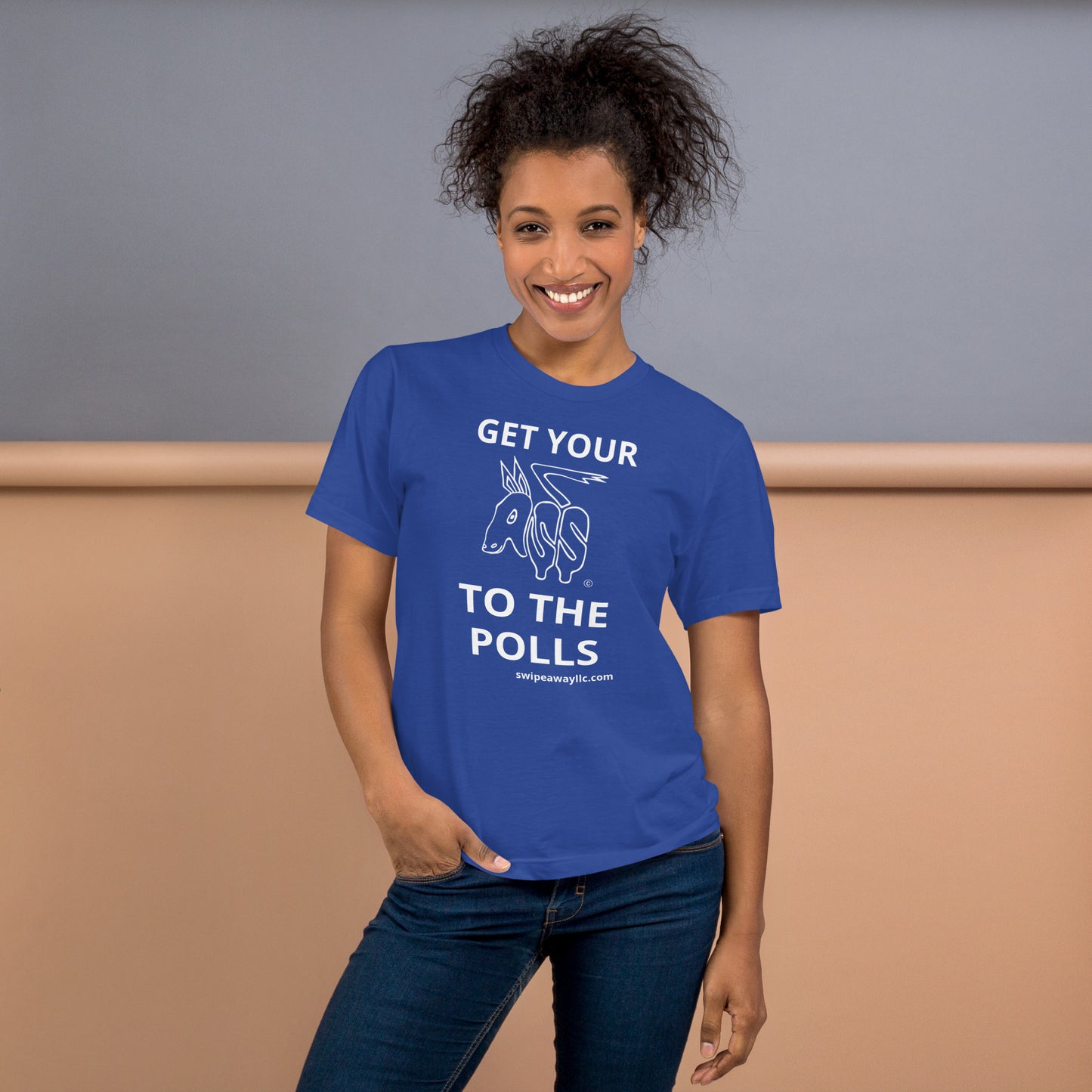 Blue - Get to The Polls Tee